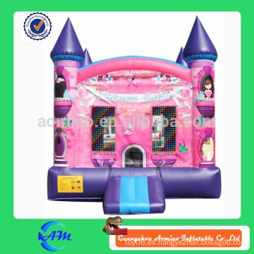 Castillo inflable de la princesa de la alta calidad castillo inflable que salta la casa